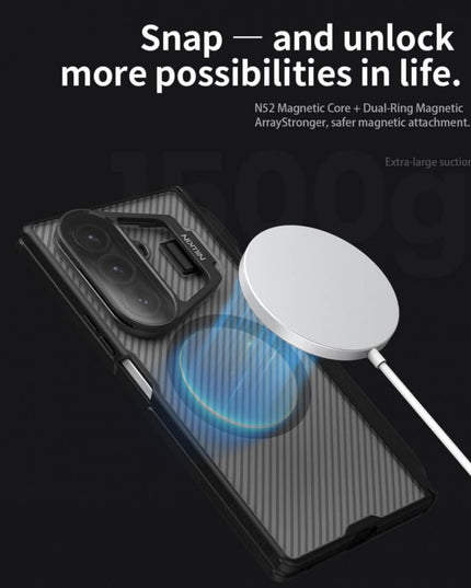 Maska za Samsung F966B Galaxy Z Fold 7 crna (with pen) Nillkin CamShield Prop Magnetic