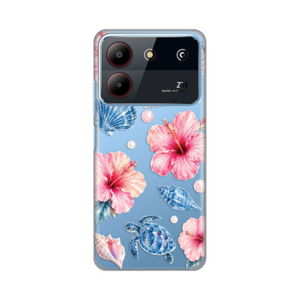 Maska za ZTE Blade A54 Hibiscus Sea Silikonska Print Skin