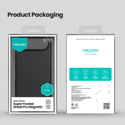 Maska za iPhone 17 Air 6.6 crna Nillkin Scrub Pro