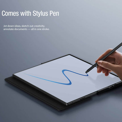Maska za Samsung F966B Galaxy Z Fold 7 crna (with pen) Nillkin Qin Pro Leather