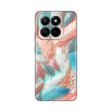 Maska za Honor X7d 4G/400 Smart 5G Pastel Feathers Silikonska Print