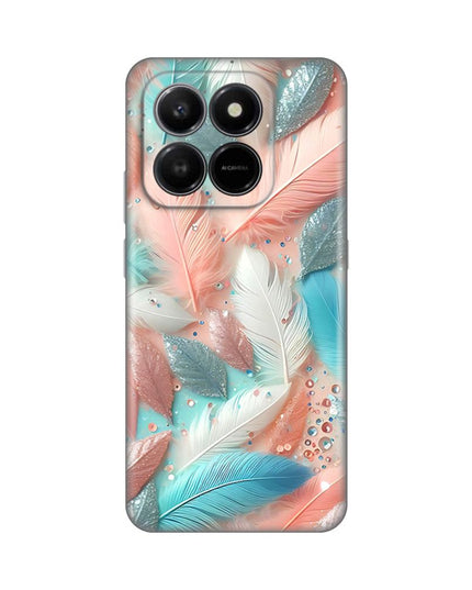 Maska za Honor X7d 4G/400 Smart 5G Pastel Feathers Silikonska Print