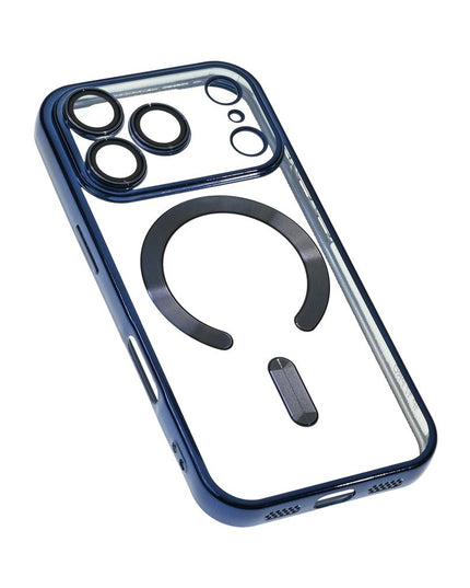 Maska za iPhone 17 Pro 6.3 tamno plava Magsafe Lux