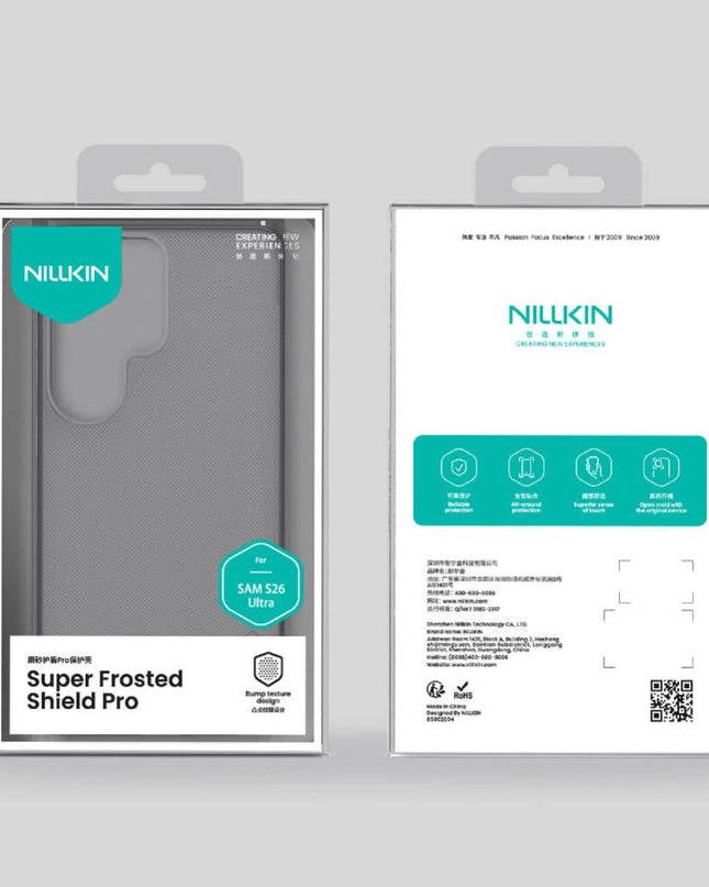 Maska za Samsung S948B Galaxy S26 Ultra transparent crna Nillkin Scrub Pro