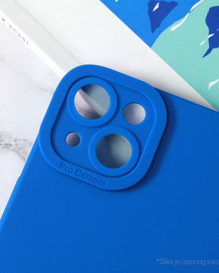 Maska za Samsung A075F Galaxy A07 4G svetlo plava Silikon Pro Camera