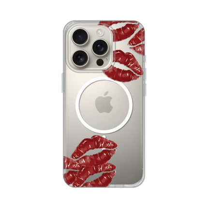 Maska za iPhone 16 Pro 6.3 Kisses Print Magsafe