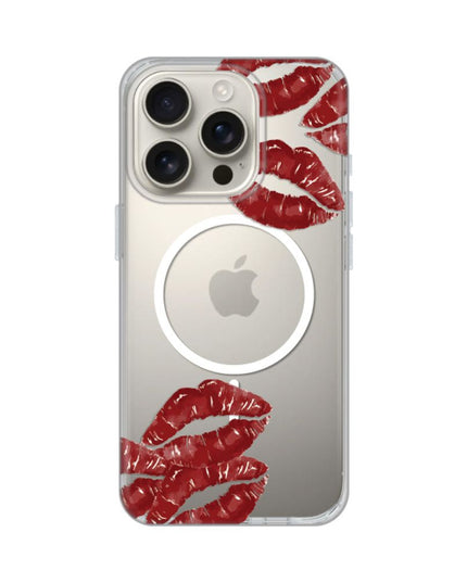 Maska za iPhone 16 Pro 6.3 Kisses Print Magsafe