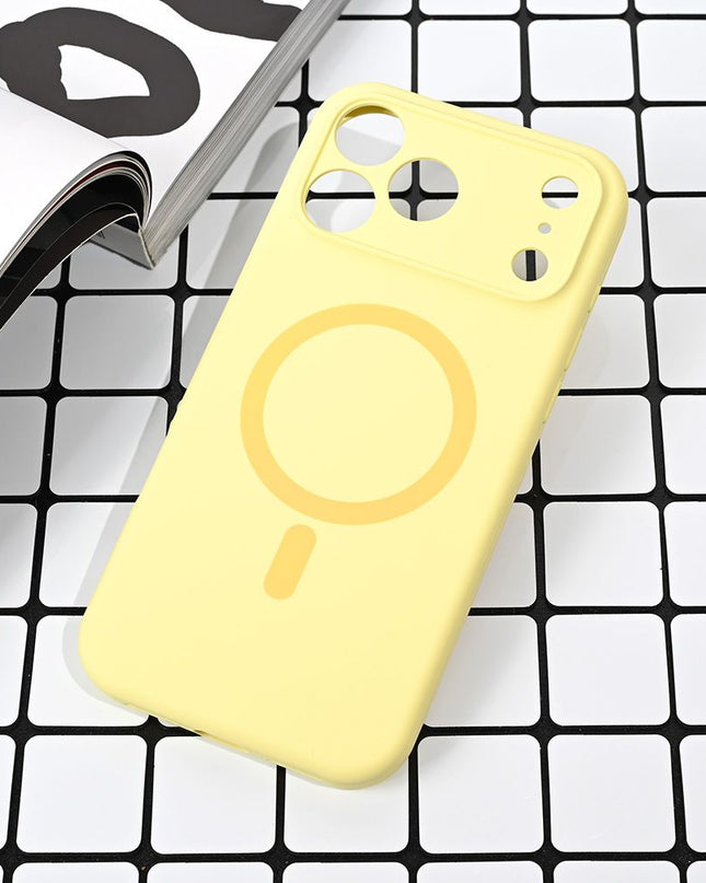 Maska za iPhone 17 Pro Max 6.9 zuta Magsafe Pure color