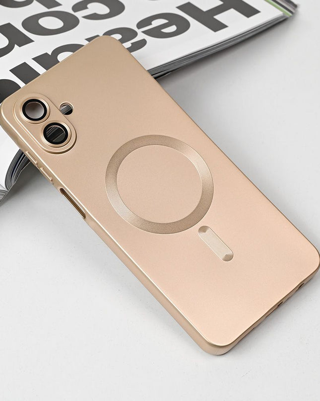 Maska za Samsung A075F Galaxy A07 zlatna Magsafe Chrome