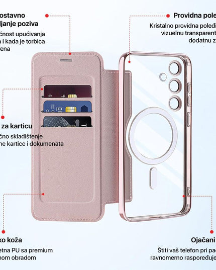 Maska za Samsung S941B Galaxy S26 crna Magsafe Lux Bi Fold