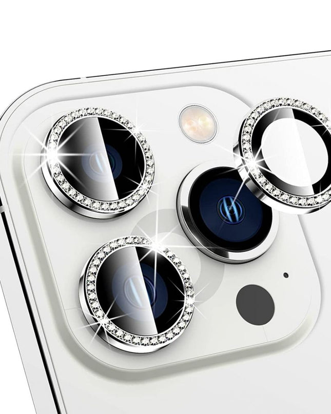 Zastita za kameru Diamond za iPhone 15 Pro 6.1 crna