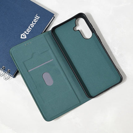 Maska za Samsung A366B/A566B Galaxy A36/A56 5G tamno zelena Teracell Elegant Flip