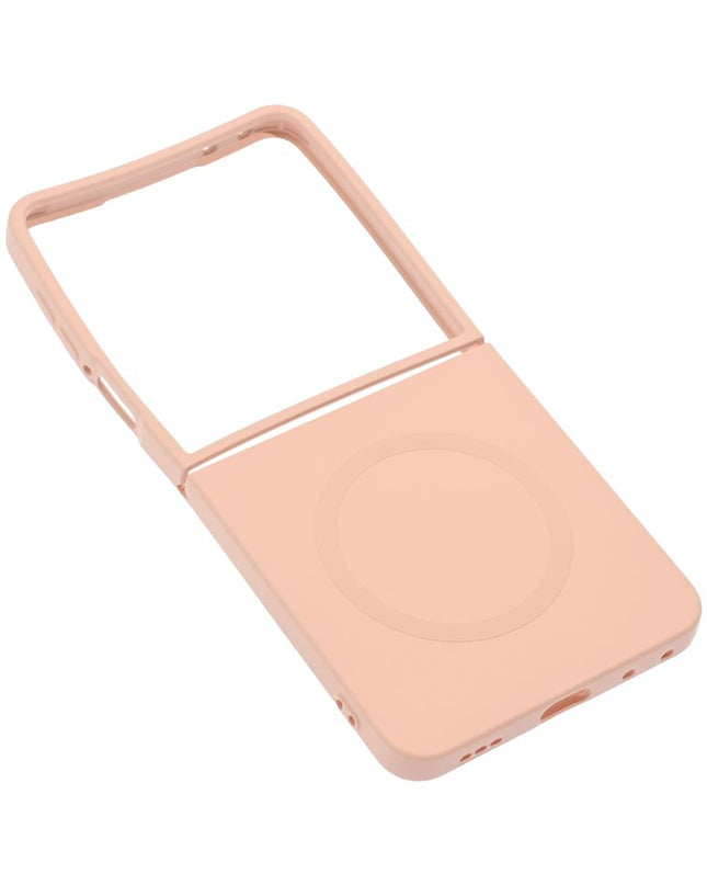 Maska za Samsung Galaxy Z Flip 8 Magsafe Elegant Fold roze