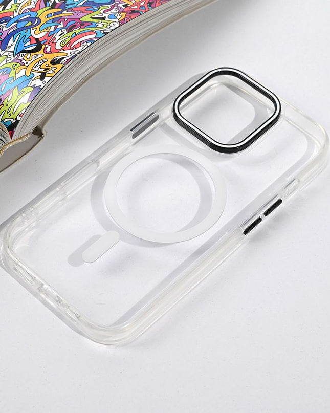 Maska za iPhone 16 Pro 6.3 bela Magsafe Color Pop