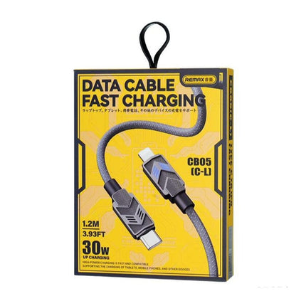 Data kabl REMAX Bumblebee Series CB05 Fast Charger 30W Type C na Lightning 1.2m