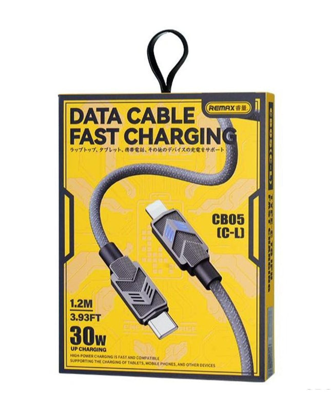 Data kabl REMAX Bumblebee Series CB05 Fast Charger 30W Type C na Lightning 1.2m