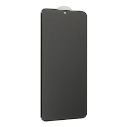 Zastitno staklo Tempered Glass Privacy 2.5D full glue za Samsung S906B Galaxy S22 Plus 5G crni (fingerprint unlock)