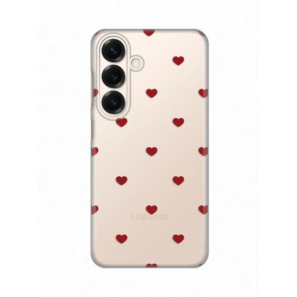 Maska za Samsung S931B Galaxy S25 Red Hearts Silikonska Print