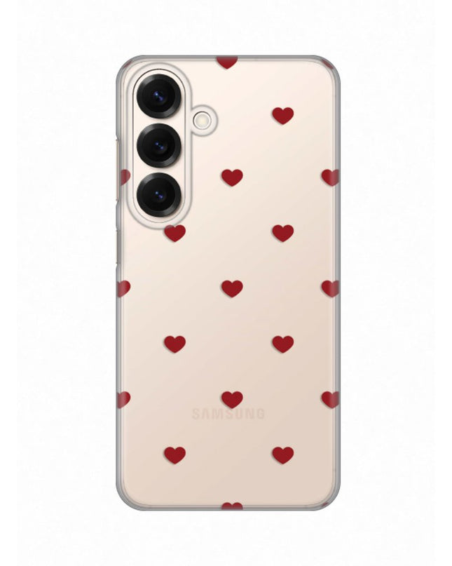 Maska za Samsung S931B Galaxy S25 Red Hearts Silikonska Print