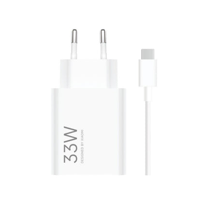 Kucni punjac Xiaomi QC 33W sa USB na Type C kablom beli
