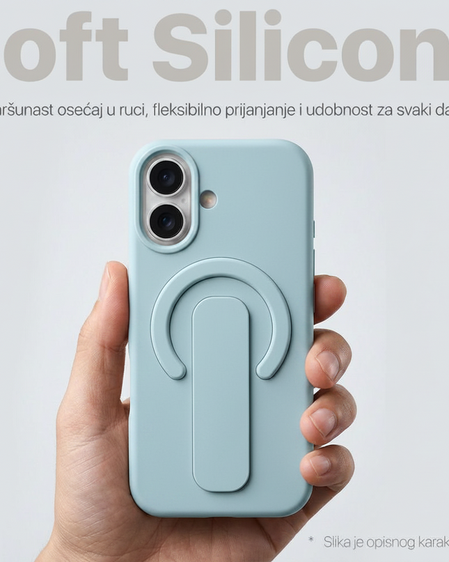 Maska za iPhone 17 Pro 6.3 svetlo plava Magsafe Premium