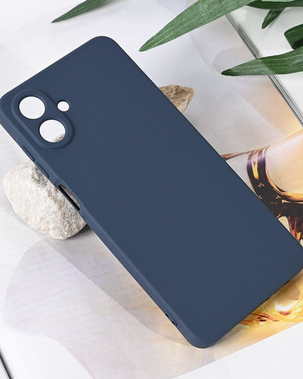 Maska za Samsung A075F Galaxy A07 tamno plava Teracell Soft Velvet