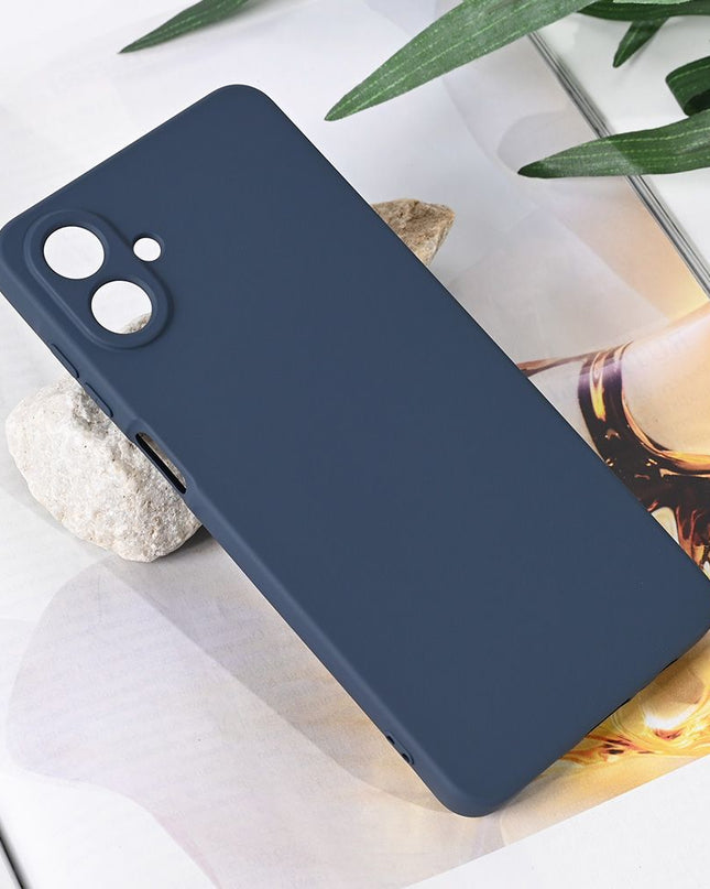 Maska za Samsung A075F Galaxy A07 tamno plava Teracell Soft Velvet