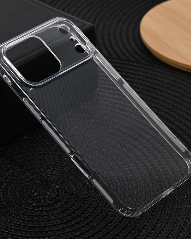 Maska za iPhone 17 Pro Max 6.9 transparent silikonska Ultra Thin with pluggy