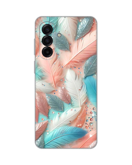 Maska za Samsung A175F Galaxy A17 Pastel Feathers Silikonska Print