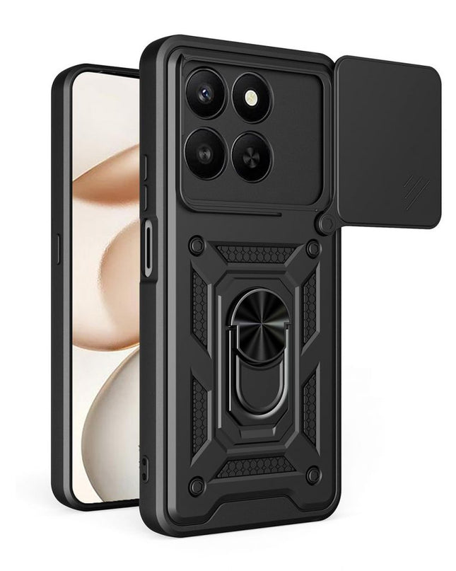 Maska za Honor X7d 4G/400 Smart 5G crna Hard Shield