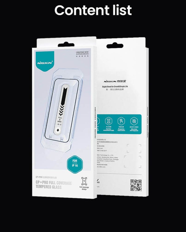 Zastitno staklo Tempered glass Nillkin CP+ Pro za iPhone 16 6.1 crni