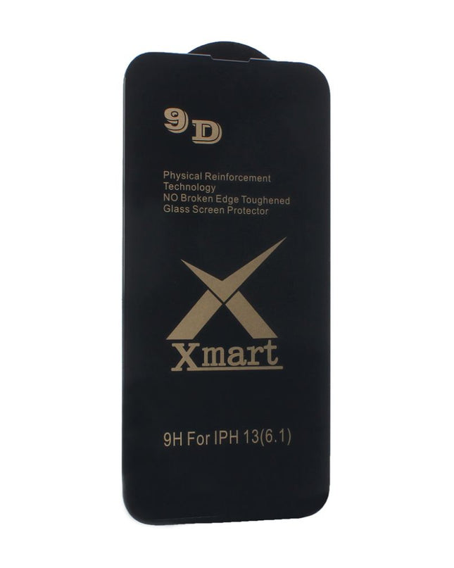 Zastitno Staklo Tempered glass X mart 9D za iPhone 13/13 Pro/14/16e/17e 6.1