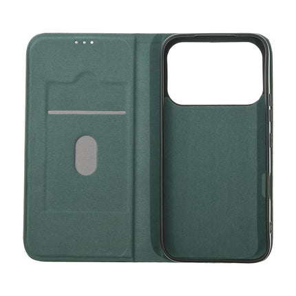 Maska za Honor 600/600 Pro tamno zelena Teracell Elegant Flip
