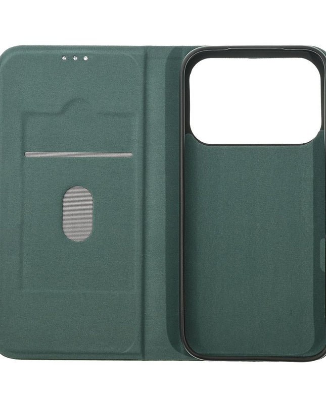 Maska za Honor 600/600 Pro tamno zelena Teracell Elegant Flip
