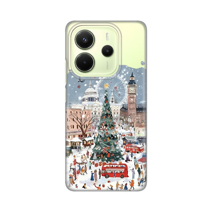Maska za Xiaomi Redmi Note 14 4G (SRB) Christmas Town Silikonska Print Skin