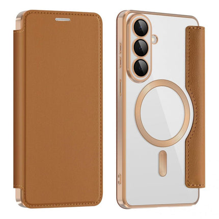 Maska za Samsung S946B Galaxy S26 Plus braon Magsafe Lux Bi Fold