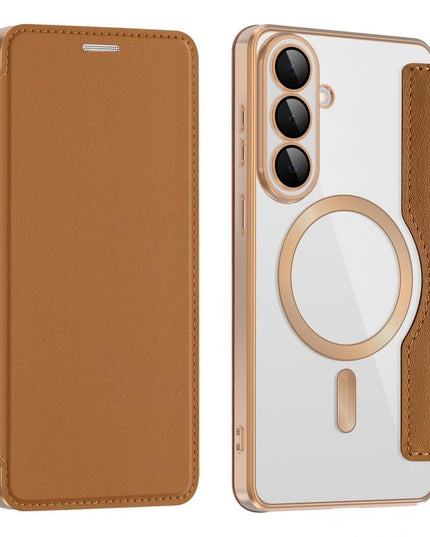 Maska za Samsung S946B Galaxy S26 Plus braon Magsafe Lux Bi Fold