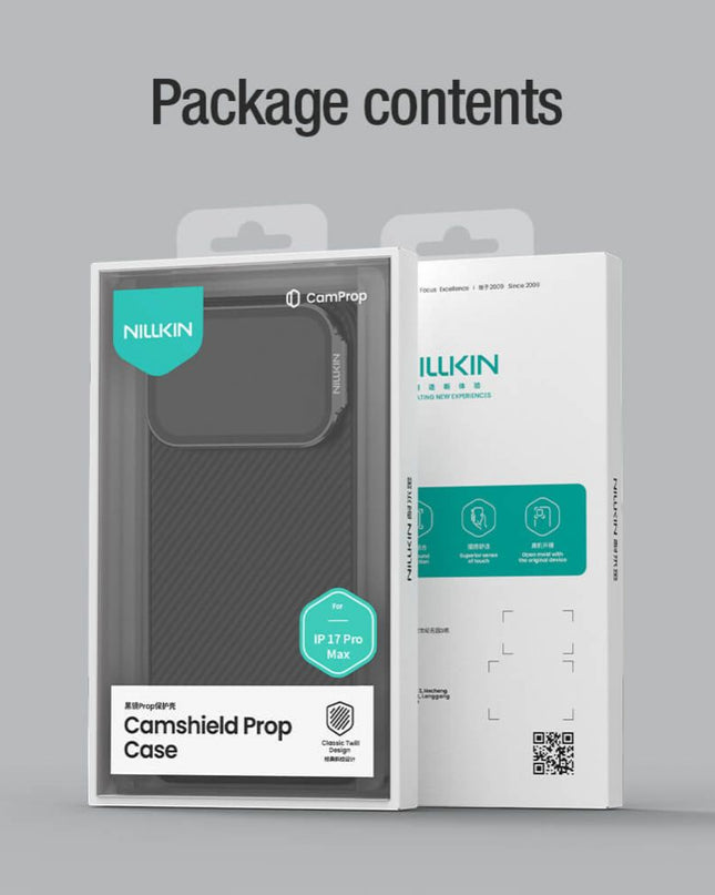 Maska za iPhone 17 Pro Max 6.9 crna Nillkin CamShield Prop
