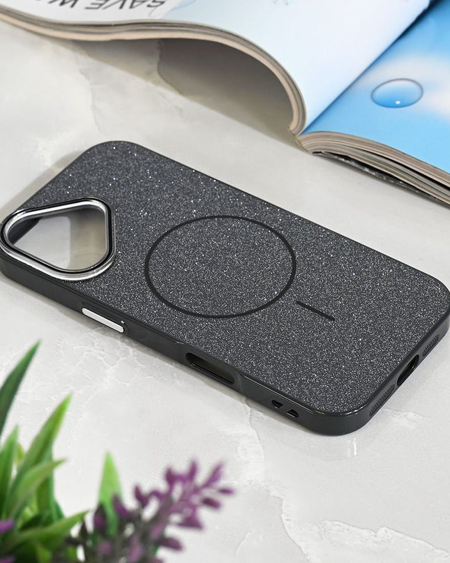 Maska Magsafe Sparkle Dust za iPhone 17 6.3 crna