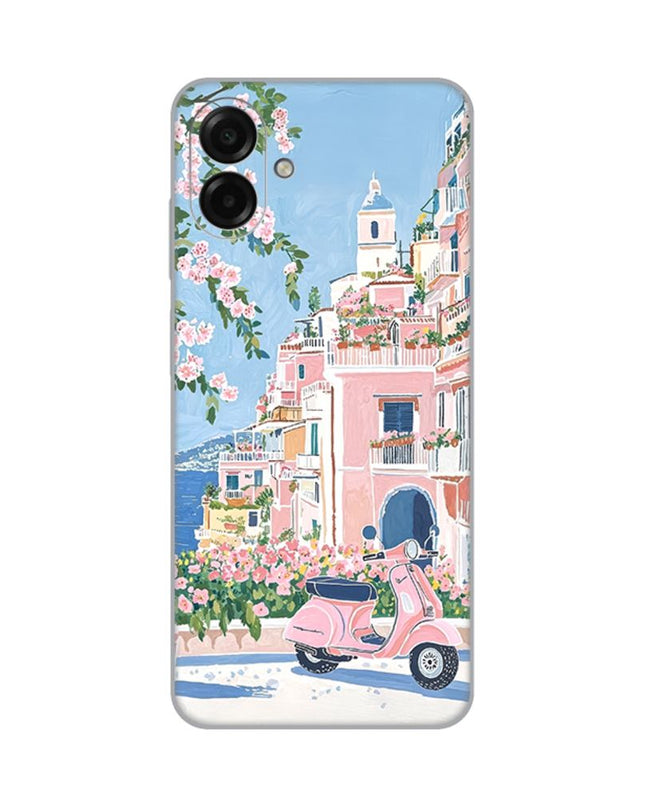 Maska za Samsung A075F Galaxy A07 Pink Italy Silikonska Print