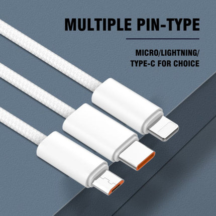 Data kabl LDNIO LS901 25W Fast micro USB beli 1m