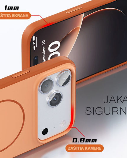 Maska za Xiaomi Redmi Note 15 Pro 5G zelena Magsafe Matte Line