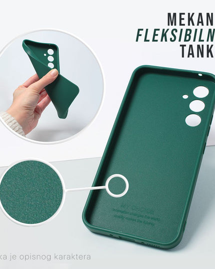 Maska za Honor Magic 8 Lite tamno zelena 3D Camera