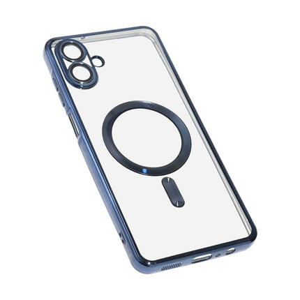 Maska za Samsung A085F Galaxy A08 tamno plava Magsafe Lux