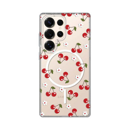 Maska za Samsung S938B Galaxy S25 Ultra Cute Cherries Print Magsafe