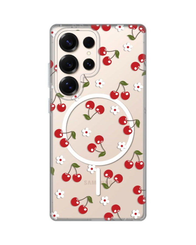 Maska za Samsung S938B Galaxy S25 Ultra Cute Cherries Print Magsafe