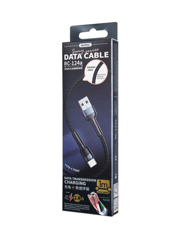 Data kabl REMAX RC-124a 2.4A Type C crni
