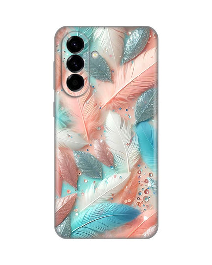 Maska za Samsung A576B Galaxy A57 5G Pastel Feathers Silikonska Print
