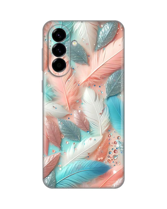 Maska za Samsung A576B Galaxy A57 5G Pastel Feathers Silikonska Print