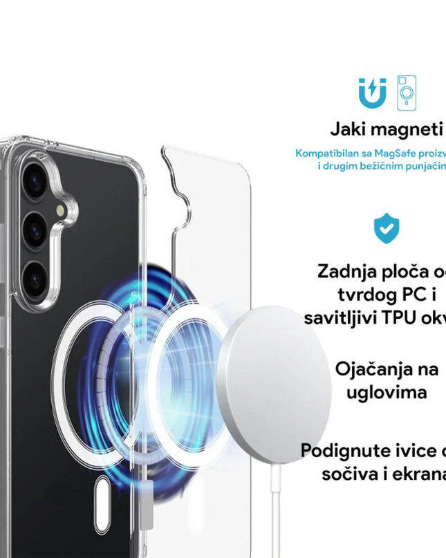 Maska za Samsung S731B Galaxy S25 FE transparent Magsafe